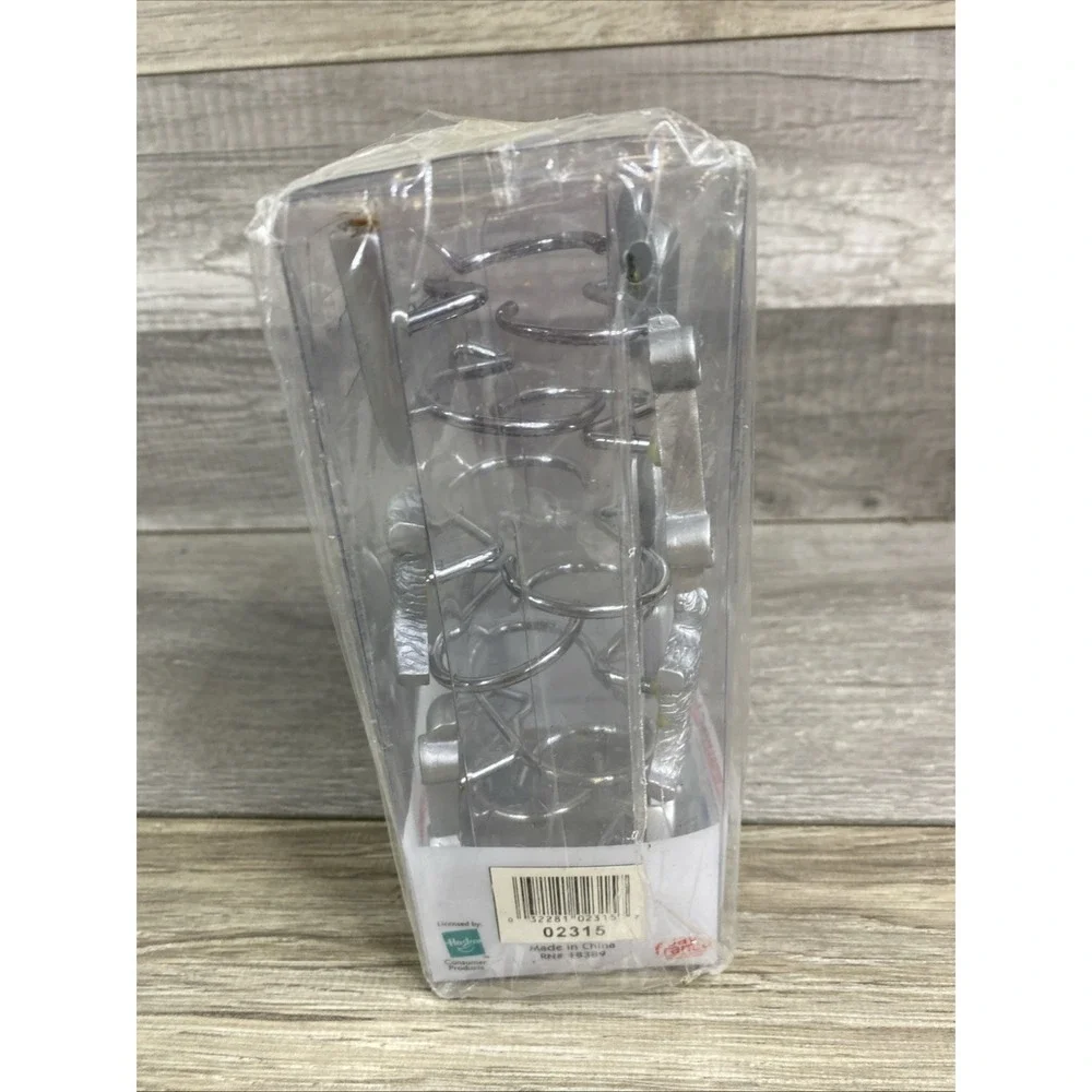 Monopoly Shower Curtain Hooks 12 Set Hasbro Jay Franco 2004 Tokens Game Rare
